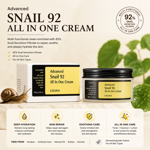 Snail Mucin All-in-One Cream