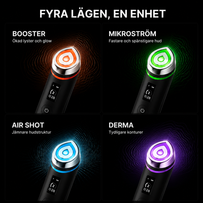 Essence Lift Pro — 6-i-1 LED & mikroströmsenhet
