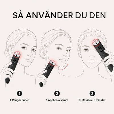 Essence Lift Pro — 6-i-1 LED & mikroströmsenhet